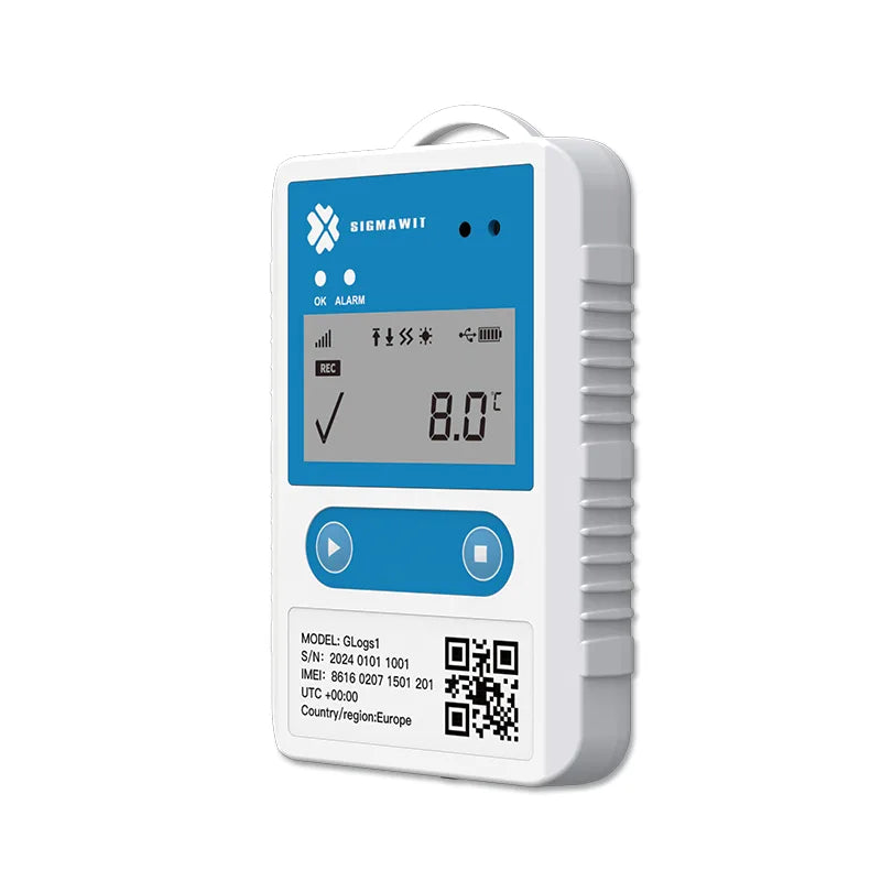 Registrador 4G con GPS SigmaWit GLogs3 de temperatura y humedad