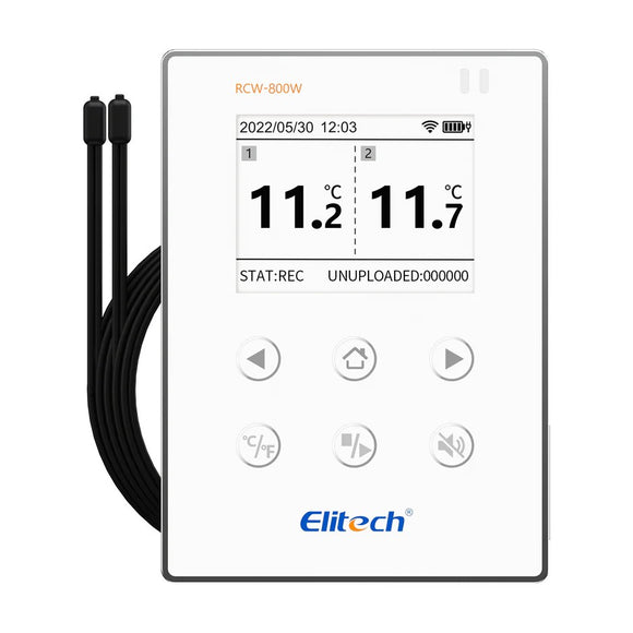 RCW-800-TDE data logger WiFi 2 sondas externas temperatura