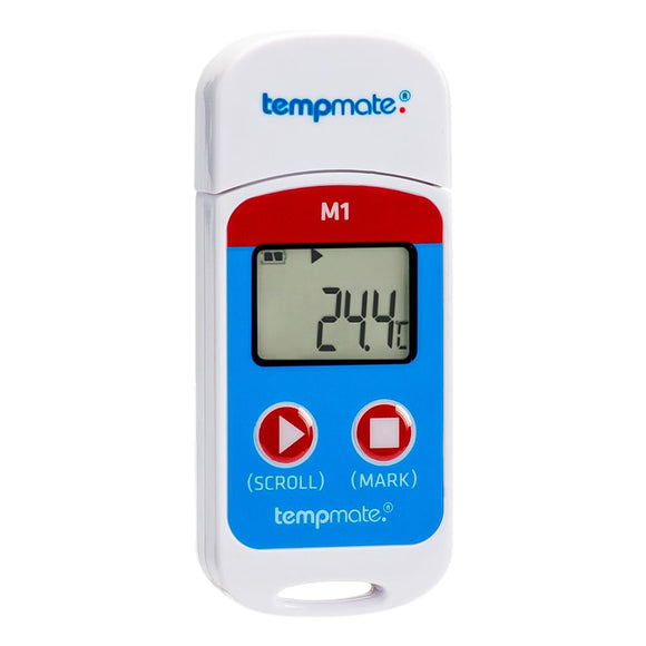 Tempmate.®-M1 batería reemplazable