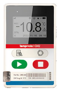Tempmate.®-GM2 monitorización digital en tiempo real recargable
