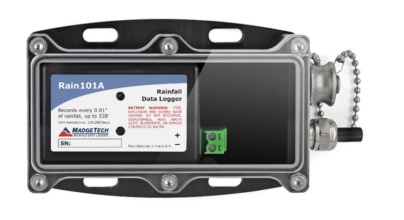 Rain101A data logger para medir y registrar lluvia