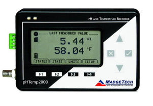 pHTemp2000 data logger de pH y temperatura con pantalla LCD